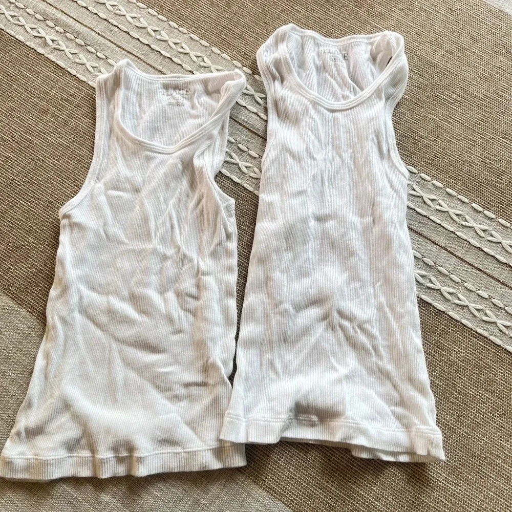 The Childrens‎ Place Tank Tops 5-Pack White Ribbed Knit Undershirt Kids